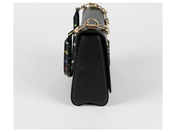 Louis Vuitton Borsa a tracolla Lv Tm Murakami Twist Mm Slim Nero - vista 5