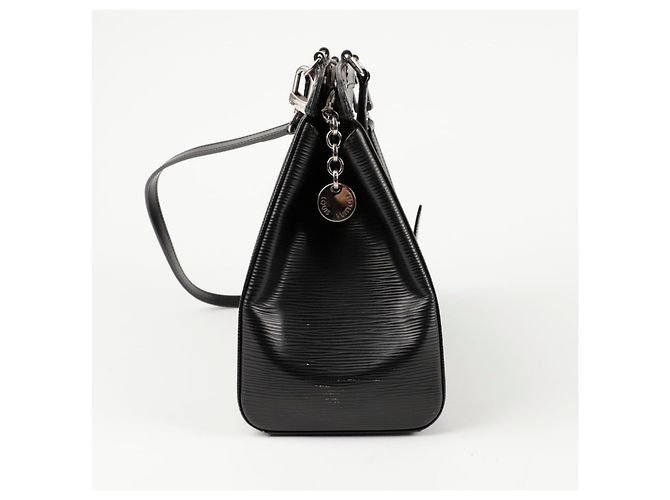 Louis Vuitton Borsa a Tracolla Brea Mm Tote Nero - vista 8