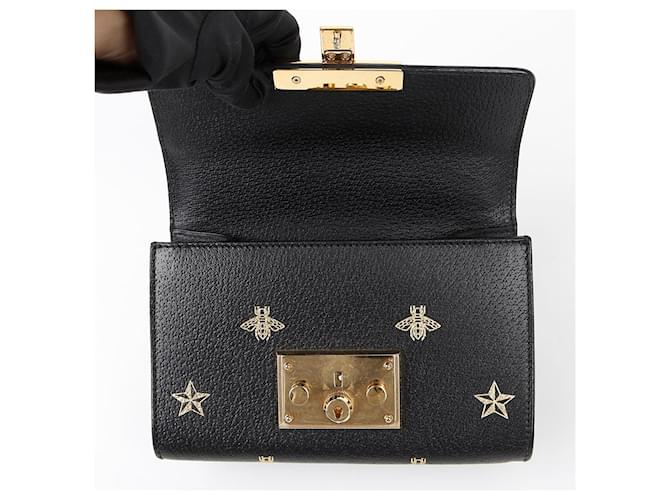 Padlock Gucci Borsa a tracolla mini con lucchetto Nero - vista 7