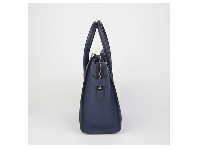 Céline Borsa Micro Tote Luggage Blu - vista 7