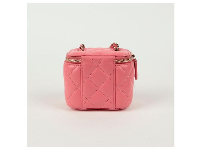 Chanel Borsa a tracolla Vanity Mini Cosmetic con catena Rosa - vista 4