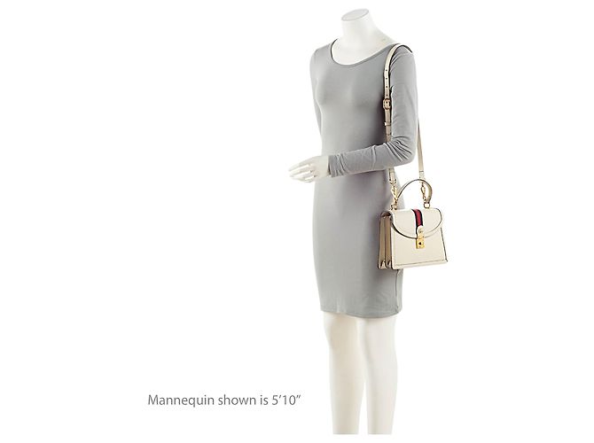 Gucci Leather Ophidia Small Top Handle Weiß - Ansicht 5
