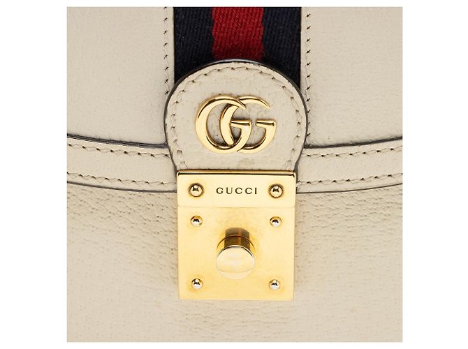 Gucci Leather Ophidia Small Top Handle Weiß - Ansicht 9