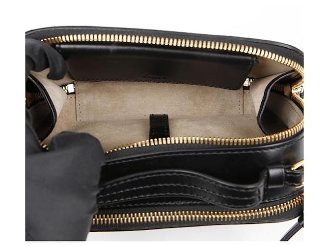 Chloé Mini Borsa a Spalla Vanity Tote Nero - vista 10