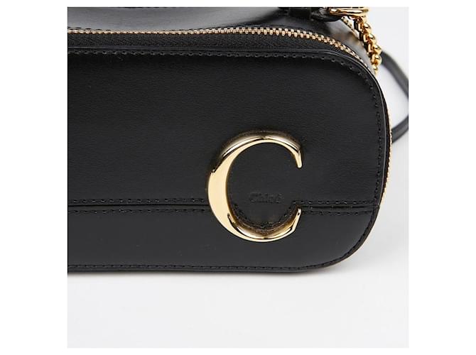 Chloé Mini Borsa a Spalla Vanity Tote Nero - vista 3