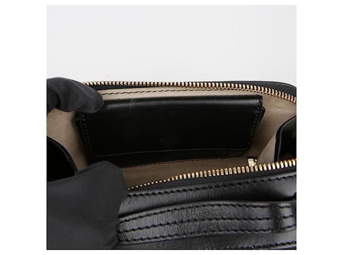 Chloé Mini Borsa a Spalla Vanity Tote Nero - vista 9