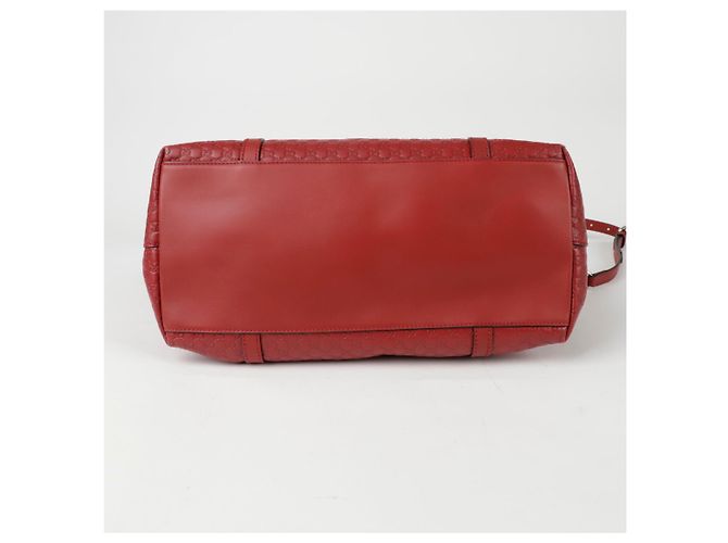 Gucci Borsa a spalla tote Micro Shima Rosso - vista 8