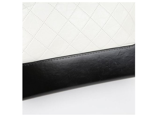 Chanel Gabrielle Maxi Hobo Shoulder Crossbody Bag White - view 6