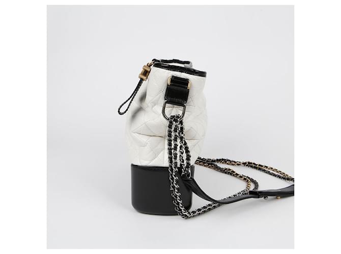 Chanel Gabrielle Maxi Hobo Shoulder Crossbody Bag White - view 9