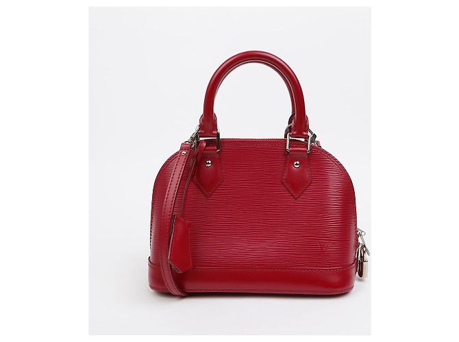 Louis Vuitton Borsa Tote e a Tracolla Alma in Pelle Epi Fuchsia Rosa - vista 2