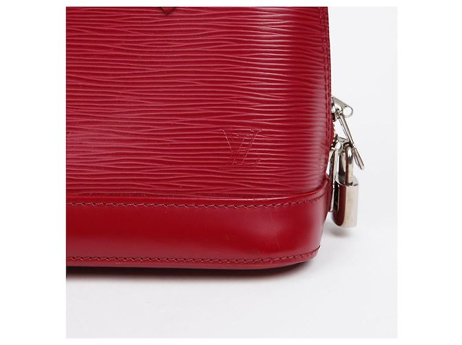Louis Vuitton Borsa Tote e a Tracolla Alma in Pelle Epi Fuchsia Rosa - vista 3