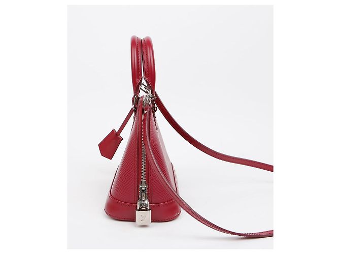 Louis Vuitton Borsa Tote e a Tracolla Alma in Pelle Epi Fuchsia Rosa - vista 7