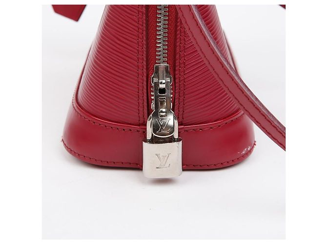 Louis Vuitton Borsa Tote e a Tracolla Alma in Pelle Epi Fuchsia Rosa - vista 8