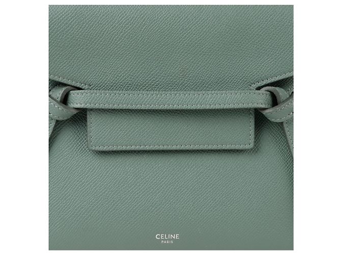 Céline Borsa a spalla Nano Tote Verde - vista 2