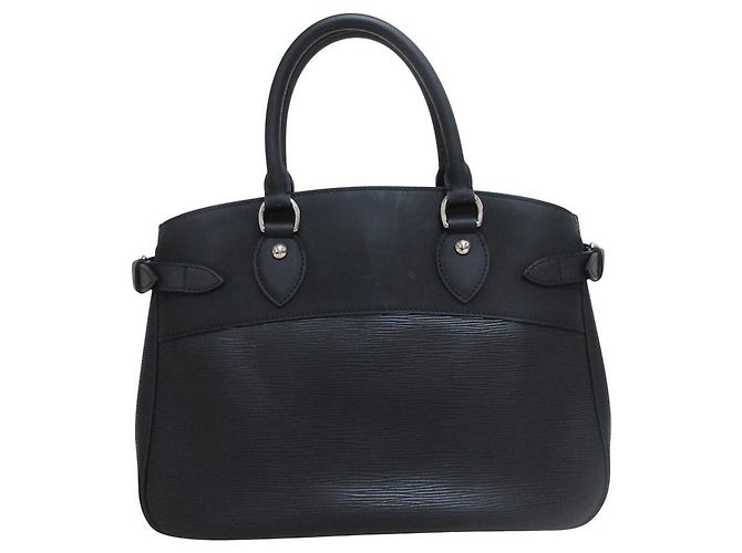 Borsa a mano Louis Vuitton Passy PM in pelle Epi Nero - vista 2