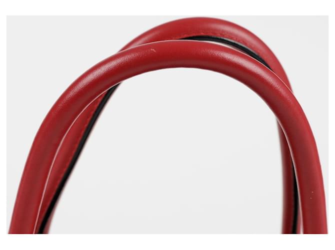 Prada Borsa a spalla tote Esplanade Rosso - vista 4