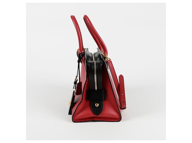 Prada Borsa a spalla tote Esplanade Rosso - vista 5