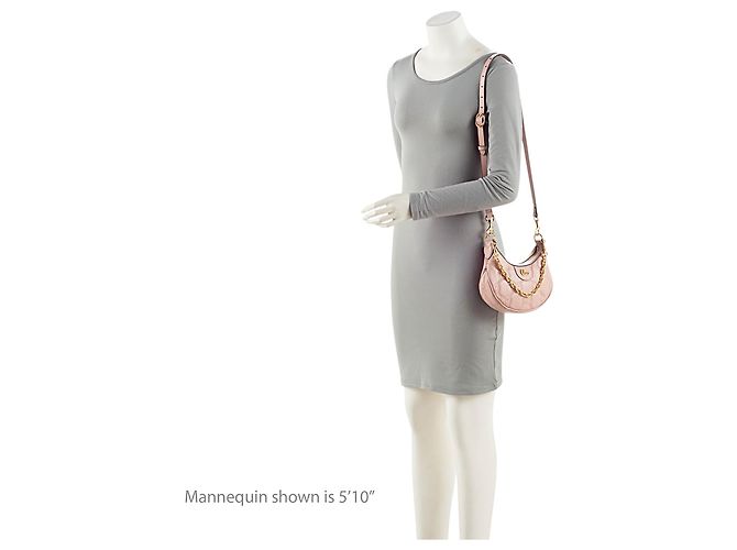 Gucci Jumbo GG gesteppte Leder Small Hobo-Tasche Pink - Ansicht 5