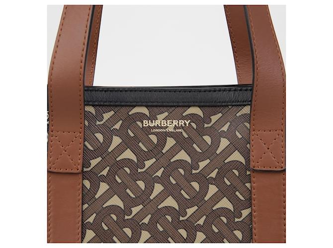 Burberry Borsa a tracolla Monogram Stripe Marrone - vista 3