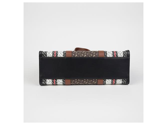Burberry Borsa a tracolla Monogram Stripe Marrone - vista 6