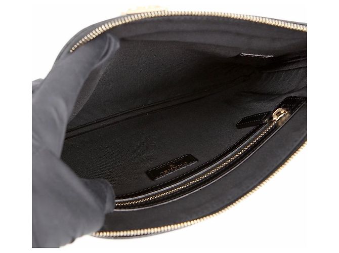 Chanel Chevron Boy New Medium Clutch Schwarz - Ansicht 9