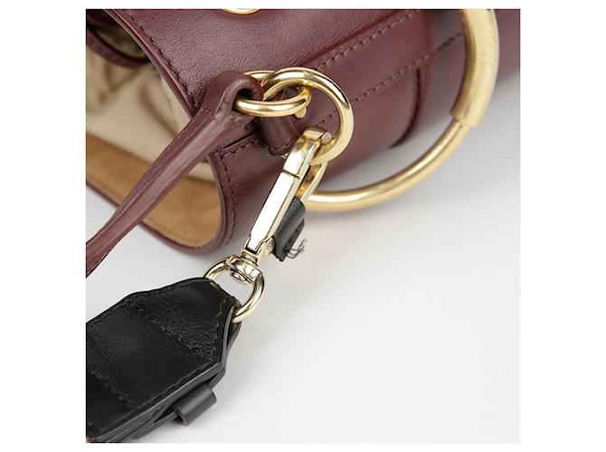Chloé Borsa a secchiello Roy in pelle bordeaux Rosso - vista 10