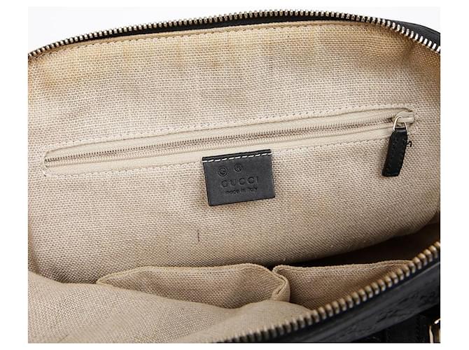 Gucci Borsa Tote Microshima Medium Dome Bag Nera Nero - vista 10