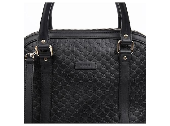 Gucci Borsa Tote Microshima Medium Dome Bag Nera Nero - vista 2