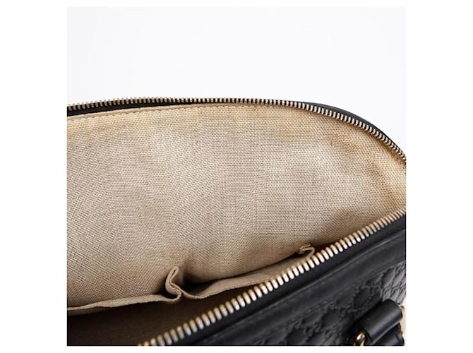 Gucci Borsa Tote Microshima Medium Dome Bag Nera Nero - vista 9