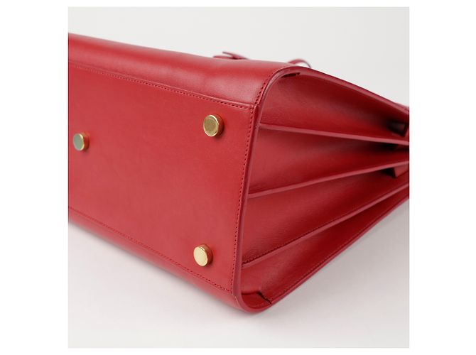 Saint Laurent Bolso tote pequeño de hombro Roja - vista 10