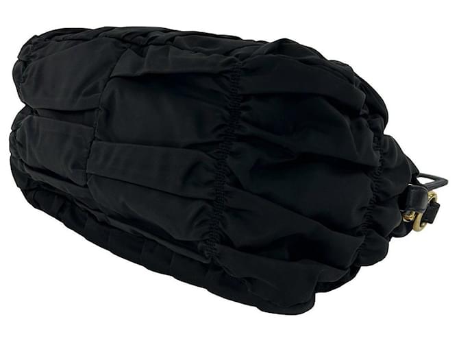 Borsa 2way Prada in nylon e pelle Nero - vista 8