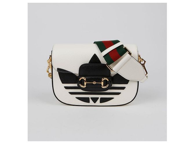 Gucci Borsa a tracolla mini Horsebit Bianco - vista 2
