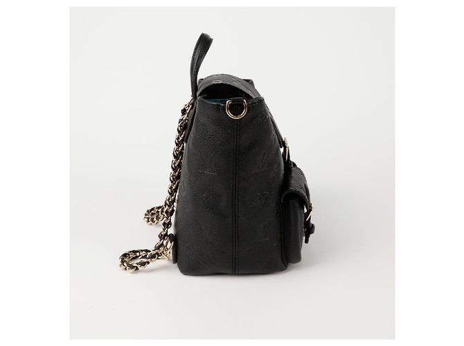 Louis Vuitton Zaino Backup Monogram Empreinte Pelle Nero - vista 5