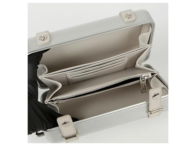 Dior Borsa a Tracolla Trunk Pouch Grigio - vista 10