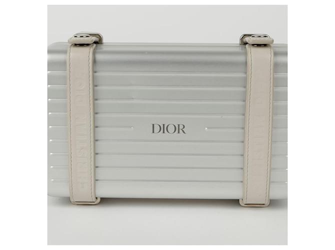Dior Borsa a Tracolla Trunk Pouch Grigio - vista 2