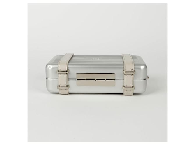 Dior Borsa a Tracolla Trunk Pouch Grigio - vista 7