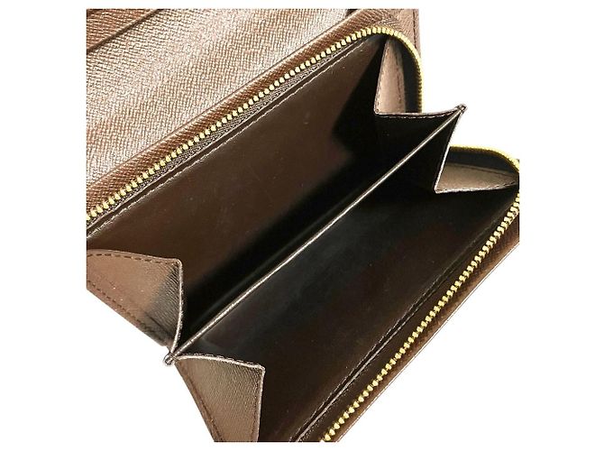 Louis Vuitton Portefeuille Portemonnaie Billets Tresor Damier Wallet Marrone - vista 6