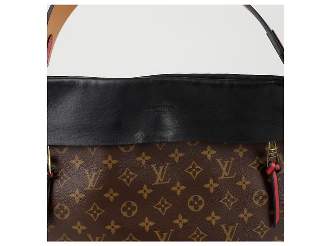 Louis Vuitton Tuileries Hobo Shoulder Bag Black - vista 2