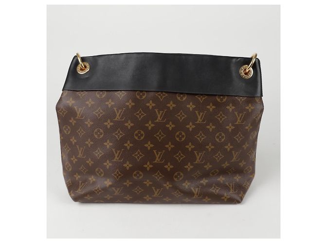Louis Vuitton Tuileries Hobo Shoulder Bag Black - vista 4