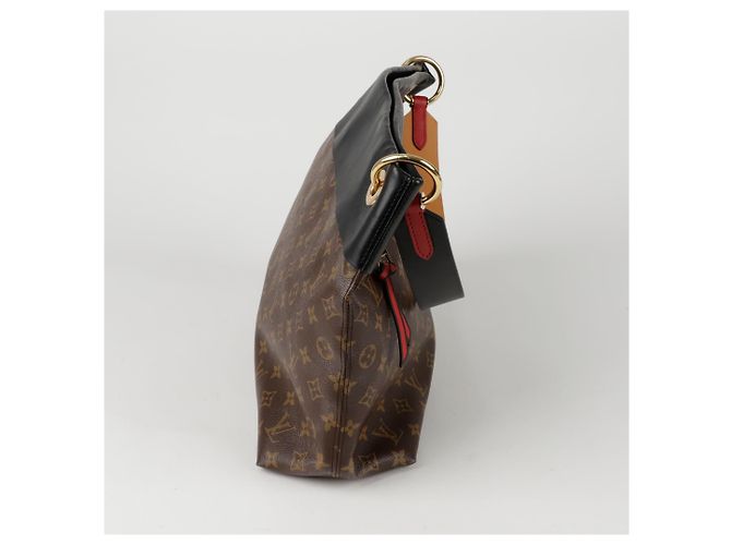 Louis Vuitton Tuileries Hobo Shoulder Bag Black - vista 5