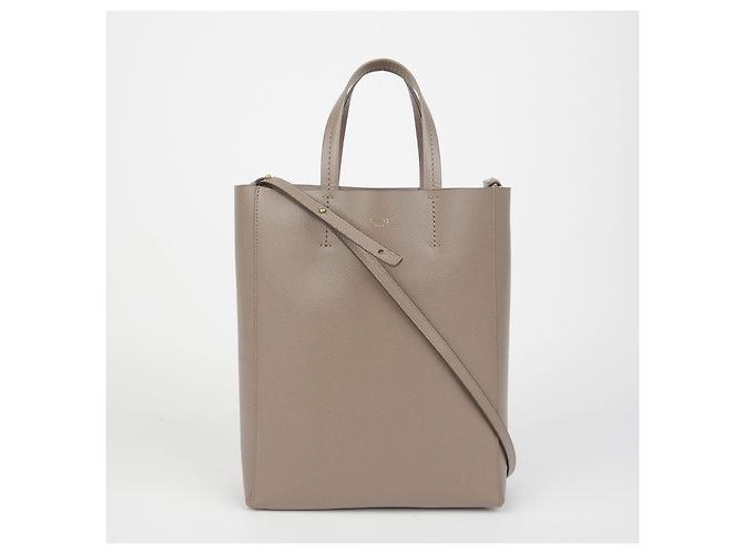Céline Vertical Cabas Small Shopper-Tasche Braun - Ansicht 2