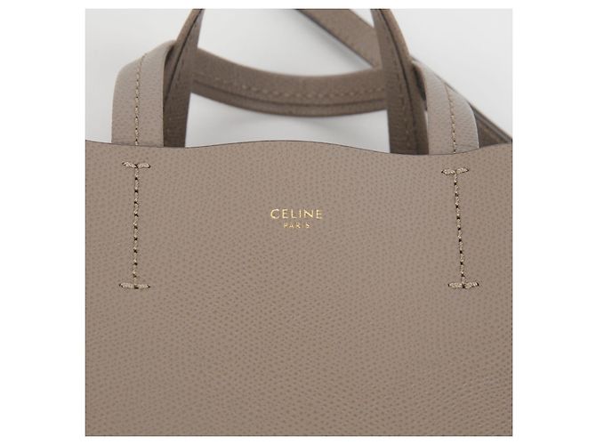 Céline Vertical Cabas Small Shopper-Tasche Braun - Ansicht 3