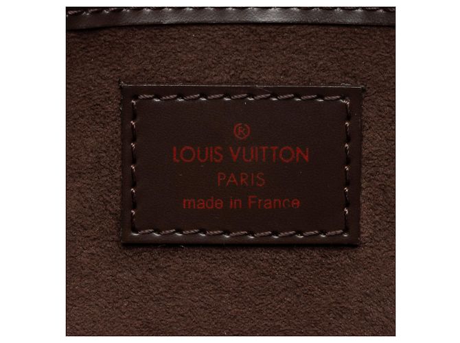 Clutch Louis Vuitton Damier Ebene Saint Louis Marrone - vista 8