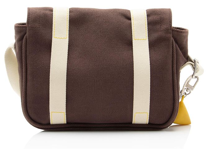 Louis Vuitton Vintage Canvas Antigua Besace Messenger Marrone - vista 3