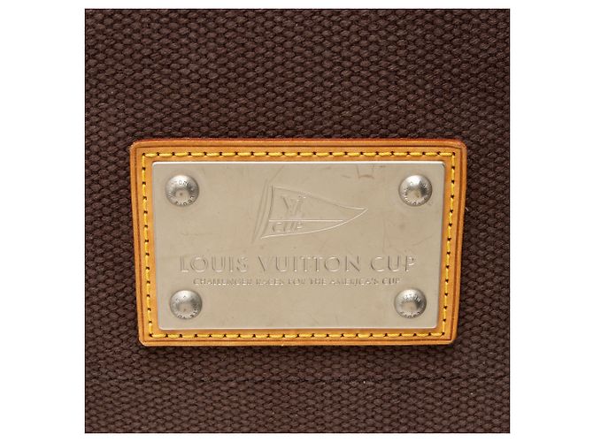 Louis Vuitton Vintage Canvas Antigua Besace Messenger Marrone - vista 9