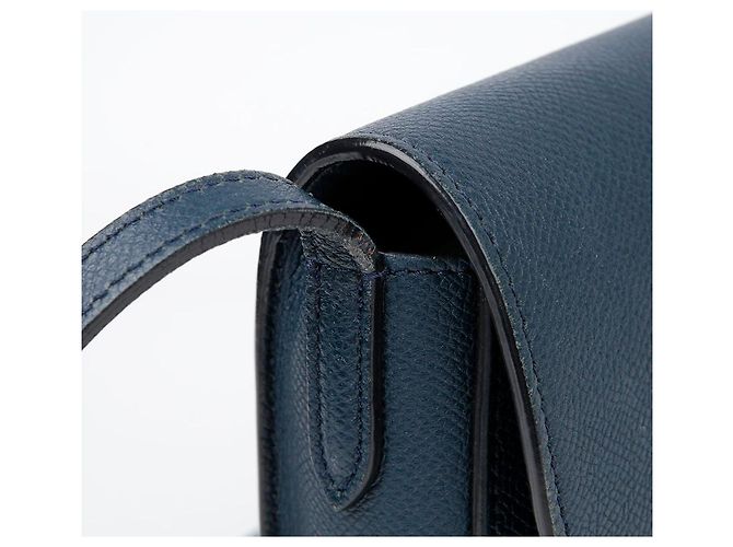 Céline Borsa a tracolla piccola Trotter Blu - vista 7