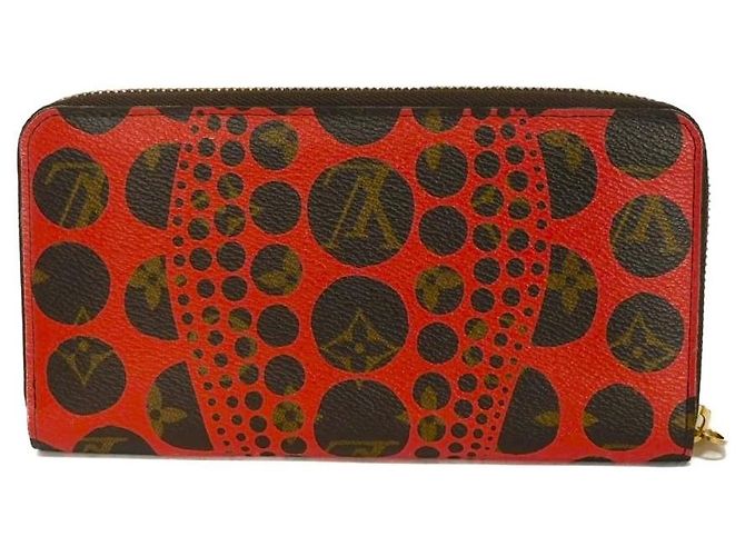 Louis Vuitton Zippy Wallet Monogram Long Wallet Limited Rosso - vista 3