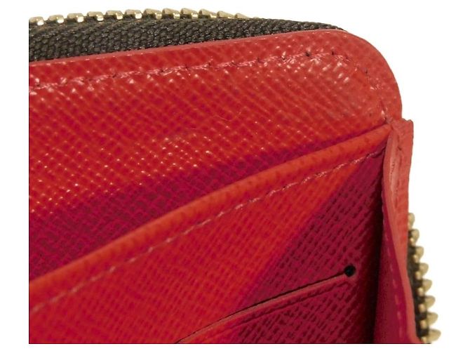 Louis Vuitton Zippy Wallet Monogram Long Wallet Limited Rosso - vista 8