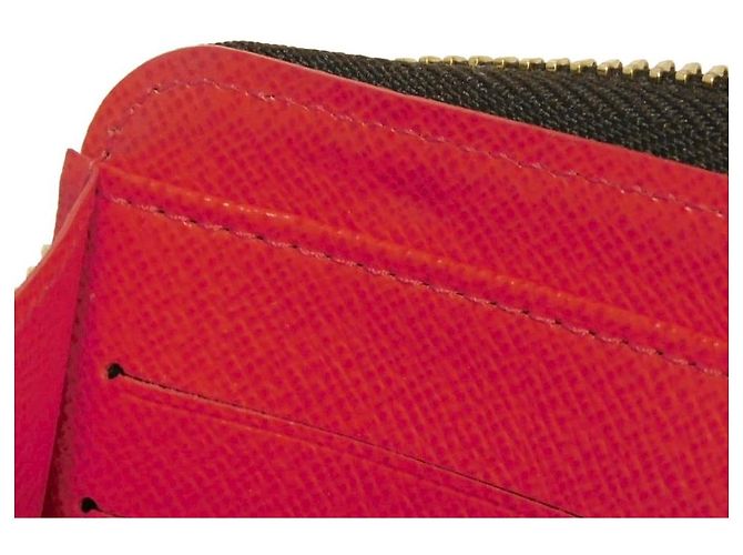 Louis Vuitton Zippy Wallet Monogram Long Wallet Limited Rosso - vista 9