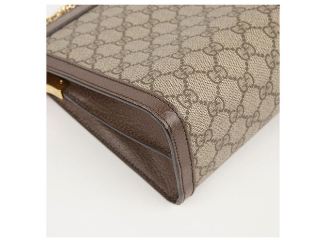 Gucci Borsa a tracolla Ophidia Gg Medium Marrone - vista 7